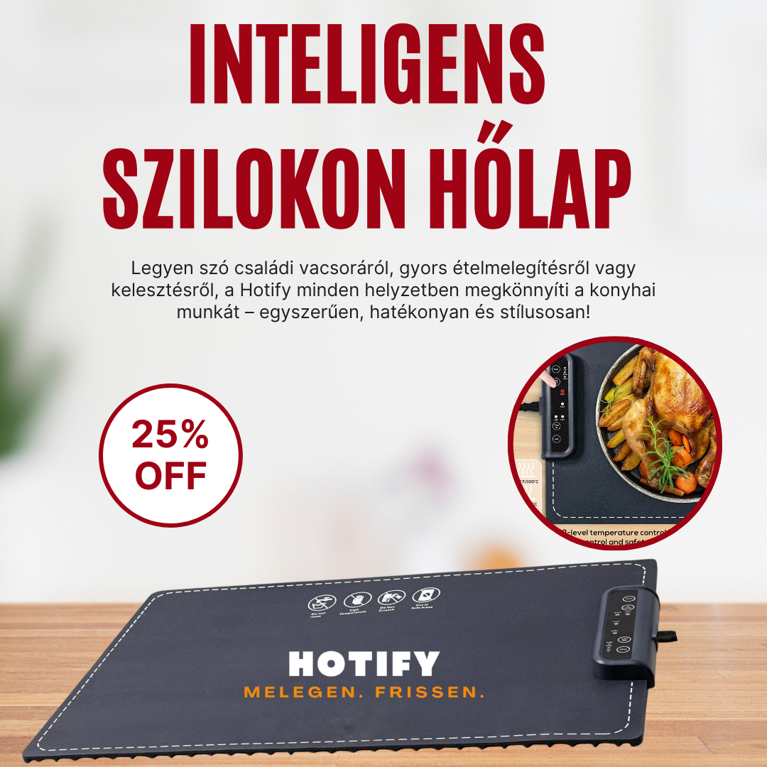HOTIFY™ Intelligens Szilikon Hőlap